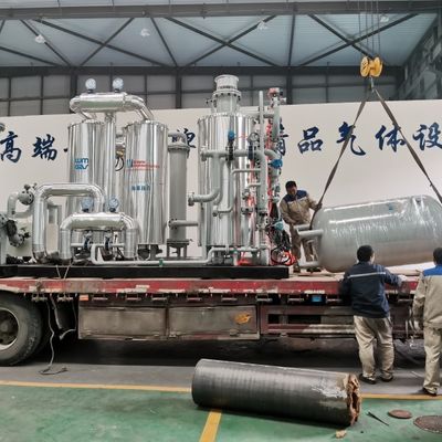 Hệ thống phục hồi máy sấy khí carbon dioxide với máy theo dõi độ tinh khiết trực tuyến