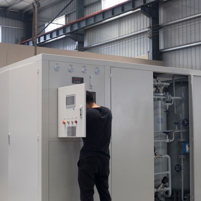 Đơn vị sản xuất nitơ di động được gắn trên trượt (skid mounted mobile nitrogen generation unit) N2 Membrane Generator Max 300bar