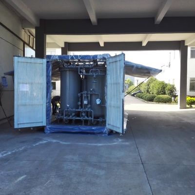 Nhà máy sản xuất khí nitơ tự động được lắp đặt trong thùng chứa di động