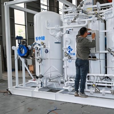 27barG áp suất làm việc Carbon Steel vật liệu Nitrogen Generator cho cắt laser