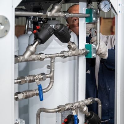 Máy trộn khí thép không gỉ có kích thước nhỏ xíu có tỷ lệ chống nổ có thể điều chỉnh
