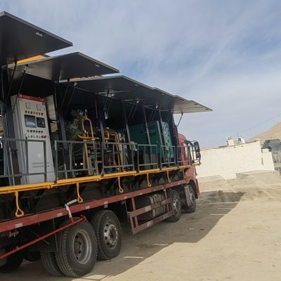 Máy phát nitơ tách màng di động với máy nén không khí diesel