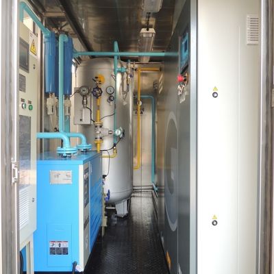 6KV Voltage ISO Container Nitrogen Gas Generation Plant với máy theo dõi oxy