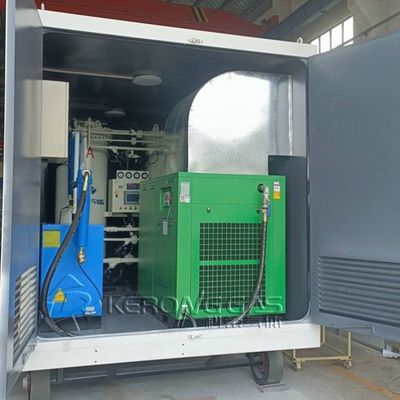 15 Bar Onsite Nitrogen Air Generator Plant cho cắt laser thép không gỉ